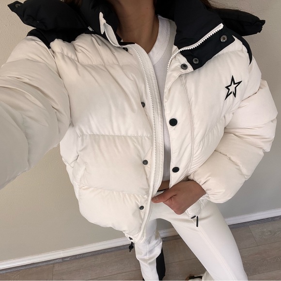 Perfect Moment White Black Puffer Snow Ski Jacket - Picture 3 of 13